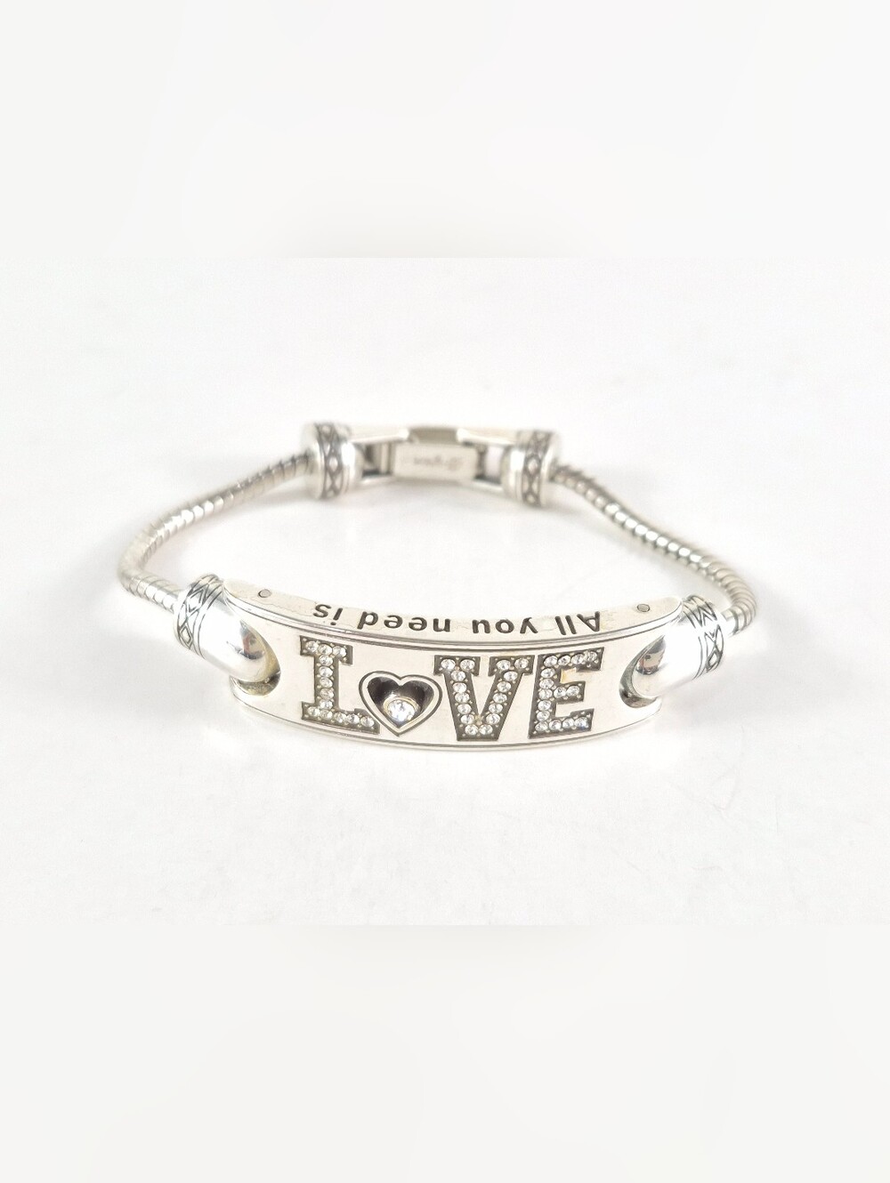 Brighton All You Need Is Love Charm Bracelet